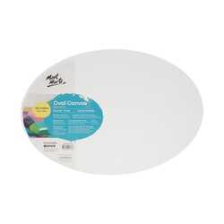 Mont Marte Oval Stretched Canvas - 45.7 x 66cm