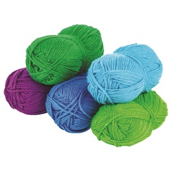 Acrylic Wool Yarn Assorted Colours Pack of 5