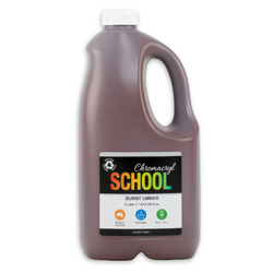 Chromacryl School Acrylic Paint Burnt Umber 2L