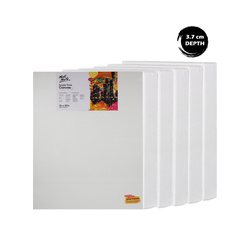 Mont Marte Carton of 5 Canvas 60.9 x 76.2cm Double Thick Studio 340gsm