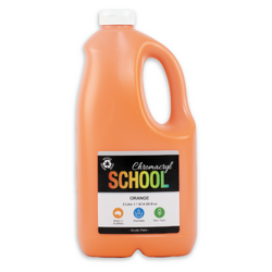 Chromacryl School Acrylic Paint Orange 2L