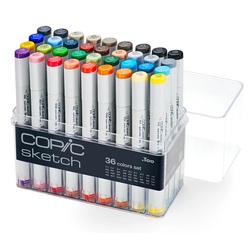 Copic Sketch Markers Assorted 36 Pack