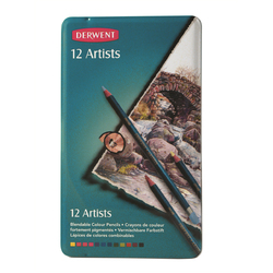 Derwent Artist Pencils Tin of 12