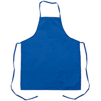 Adult Apron Drill material heavy duty. ROYAL BLUE