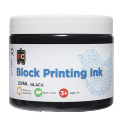EC Block Ink Water based 250ml - Black
