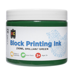 EC Block Ink Water based 250ml - Green