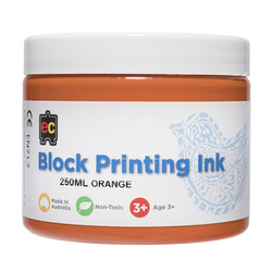 EC Block Ink Water based 250ml - Orange