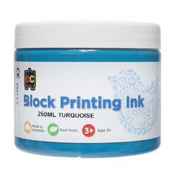 EC Block Ink Water based 250ml - Turquoise