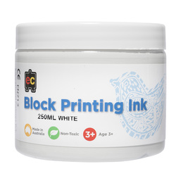 EC Block Ink Water based 250ml - White
