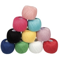 Perle #5 Cotton Pk 10 Assorted Colours - 400m each