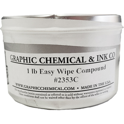Graphic Chemical & Ink Co Easy wipe compound 1lb/453g