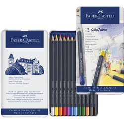 Faber-Castell Goldfaber Colour Pencils Tin of 12