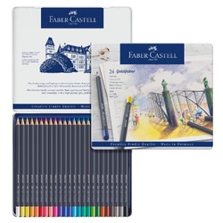 Faber-Castell Goldfaber Colour Pencils Tin of 24
