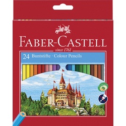 Faber-Castell Classic Coloured Pencils Set of 24