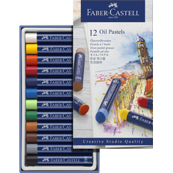 Faber Castell Large Oil Pastels 12 Set