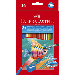 Faber-Castell Red Range Watercolour Pencils Set of 36