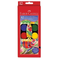 Faber Castell Watercolour Paint Set of 12 Palette