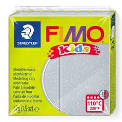 STAEDTLER FIMO Kids Modelling Clay Silver Glitter 42g