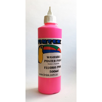 Tintex Washable Poster Paint 500ml Fluorescent Pink