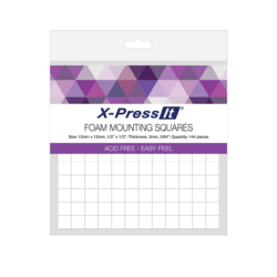 X-Press It High Tack Foam Mounting Squares 12 x 12mm 144 Pack