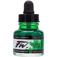 FW Artist Acrylic Ink 29.5ml Emerald Green