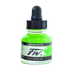 FW Artist Acrylic Ink 29.5ml Fluorescent Green