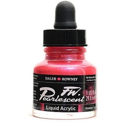 FW Artist Acrylic Ink 29.5ml Shimmering Red