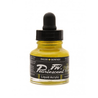 Daler Rowney FW Pearlescent Ink 29.5ml Hot Cool Yellow