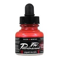 Daler Rowney FW Pearlescent Ink 29.5ml Volcano Red
