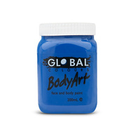 Global Face & Body Paint Bodyart 200ml Deep Blue