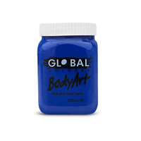 Global Face & Body Paint Bodyart 200ml Ultra Blue