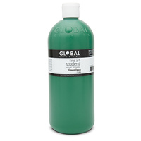 Global Colours Acrylic Paint Green Deep 1 litre