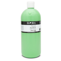 Global Colours Acrylic Paint Green Light 1 litre