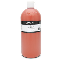 Global Colours Acrylic Paint Red Oxide 1 litre