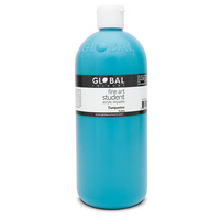 Global Colours Acrylic Paint Turquoise 1 litre
