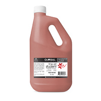 Global Colours Acrylic Paint Red Oxide 2 litres