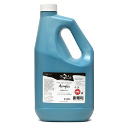 Global Colours Acrylic Paint Turquoise  2 litres