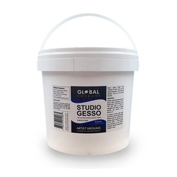 Global Colours White Studio Gesso 4lt