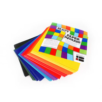 Gloss Paper Squares 127 x 127mm 360 Assorted Sheets per pack