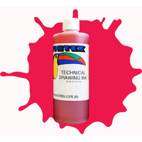 Tintex Toucan Technical Drawing Ink 500ml  Crimson