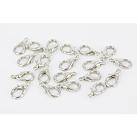 Jewellery Findings Lobster Clasp Silver 15mm Pack of 20