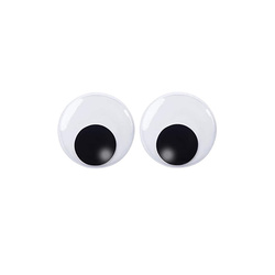 Googly Eyes Pack 100 - 12mm