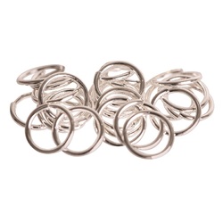 Sterling Silver Jump Rings 8mm Pk 100