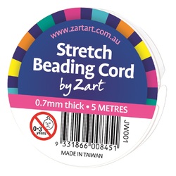 Stretch Beading Cord 0.7mm x 5m