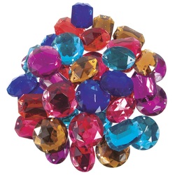 Giant Sew-on Jewels & Rhinestones Assorted Pack of 40