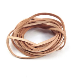 Leather Flat Thonging 2mm x2m (Natural)