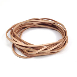 Leather Flat Thonging 1.5mm x2m (Natural)