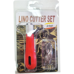  Lino Tool Boxed Set 5 Nibs & Handle