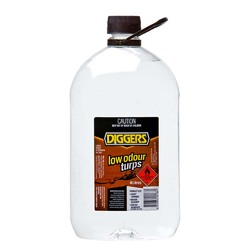 Diggers Low Odour Mineral Turpentine 4L