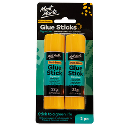 Mont Marte Plant-Based Glue Sticks 2 Pack